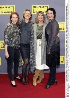 Henny Reents Gisa Zach Valerie Niehaus and Ursula Strauss at the Premiere My foreign Girlfriend on the 25 Film Festival Hamburg 2017 in Cinemaxx Dammtor Hamburg 08 10 2017 Foto:xgbrcix xFuturexImage