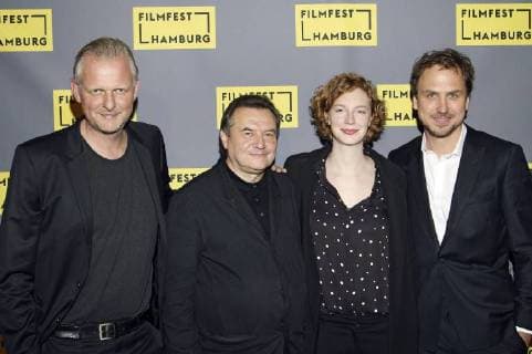 Thomas Easter Meier Alexey Uchitel Luise Tungsten and Lars Eidinger at the Premiere Mathilde on the 25 Film Festival Hamburg 2017 in Passage Cinema Hamburg 08 10 2017 Foto:xgbrcix xFuturexImage