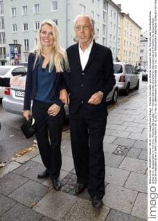 Marieke Schroeder and Charles Schumann at the Premiere the Documentary Schumann Bargespräche in ARRI Cinema Munich 08 10 2017 Foto:xD.xBedrosianx xFuturexImage