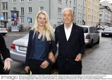 Marieke Schroeder and Charles Schumann at the Premiere the Documentary Schumann Bargespräche in ARRI Cinema Munich 08 10 2017 Foto:xD.xBedrosianx xFuturexImage