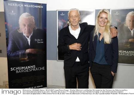 Charles Schumann and Marieke Schroeder at the Premiere the Documentary Schumann Bargespräche in ARRI Cinema Munich 08 10 2017 Foto:xD.xBedrosianx xFuturexImage