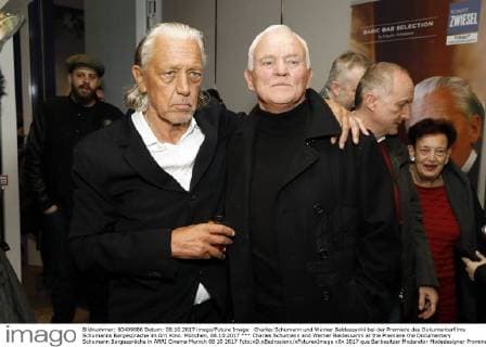 Charles Schumann and Werner Baldessarini at the Premiere the Documentary Schumann Bargespräche in ARRI Cinema Munich 08 10 2017 Foto:xD.xBedrosianx xFuturexImage