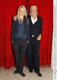 Marieke Schroeder and Charles Schumann at the Premiere the Documentary Schumann Bargespräche in ARRI Cinema Munich 08 10 2017 Foto:xD.xBedrosianx xFuturexImage