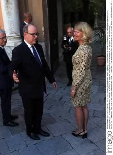 Prince Albert of Monaco in Palermo for the Degree Honoris Causa, around the city. In the picture Prince Albert II of Monaco in Palermo walk through the streets of the old town, at Palazzo Gangi. 09 10 2017, Palermo, Italy  Copyright: xIgorxPetyxx xIPAx xKontrolabx