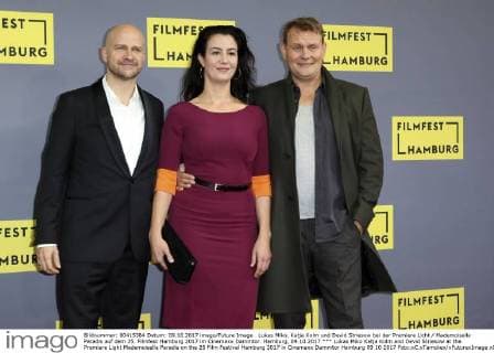 Lukas Miko Katja Kolm and Devid Striesow at the Premiere Light Mademoiselle Paradis on the 25 Film Festival Hamburg 2017 in Cinemaxx Dammtor Hamburg 09 10 2017 Foto:xC.xTamckex xFuturexImage