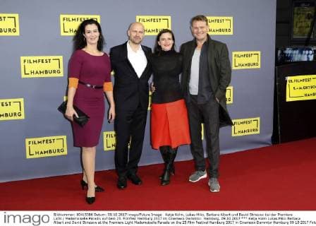 Katja Kolm Lukas Miko Barbara Albert and Devid Striesow at the Premiere Light Mademoiselle Paradis on the 25 Film Festival Hamburg 2017 in Cinemaxx Dammtor Hamburg 09 10 2017 Foto:xC.xTamckex xFuturexImage