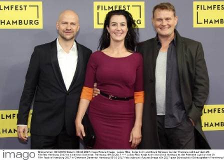 Lukas Miko Katja Kolm and Devid Striesow at the Premiere Light on the 25 Film Festival Hamburg 2017 in Cinemaxx Dammtor Hamburg 09 10 2017 Foto:xgbrcix xFuturexImage