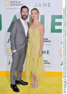 Kate Bosworth and her Husband Michael Polish at the Jane National Geographic Documentary Film Premiere at 9 10 2017 in Los Angeles Jane Film premiere in Los Angeles 2017