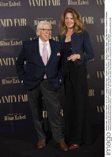 October 10, 2017 - Madrid, Madrid, Spain - Carl Bernstein, Christine Kuehbeck receive Vanity Fair International Journalism Award at Santo Mauro Hotel on October 10, 2017 in Madrid Madrid Spain  - ZUMAg15_ 20171010_zaf_g15_026 Copyright: xJackxAbuinx