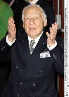 American actor Mel Brooks attends the opening night of Young Frankenstein at the Garrick Theatre in London. OCTOBER 10th 2017  MESx172392
