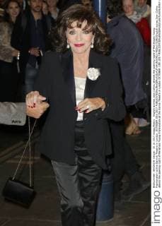 English actress Joan Collins attends the opening night of Mel Brooks Young Frankenstein at the Garrick Theatre in London. OCTOBER 10th 2017  MESx172392