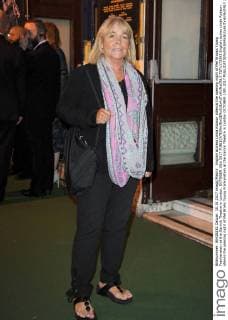 English actress Linda Robson attends the opening night of Mel Brooks Young Frankenstein at the Garrick Theatre in London. OCTOBER 10th 2017  TSTx172393