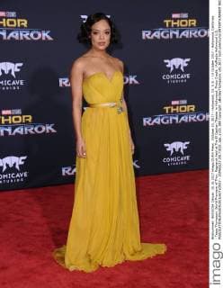 October 10, 2017 - Hollywood, CA, U.S. - 10 October 2017 - Hollywood, California - Tessa Thompson. World Premiere of Thor: Ragnarok held at The El Capitan Theater in Hollywood. Photo Credit: AdMedia Hollywood U.S. - ZUMAa123 20171010_zaa_a123_080 Copyright: xBirdiexThompsonx