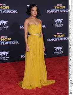 October 10, 2017 - Hollywood, CA, U.S. - 10 October 2017 - Hollywood, California - Tessa Thompson. World Premiere of Thor: Ragnarok held at The El Capitan Theater in Hollywood. Photo Credit: AdMedia Hollywood U.S. - ZUMAa123 20171010_zaa_a123_077 Copyright: xBirdiexThompsonx