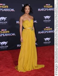 October 10, 2017 - Hollywood, CA, U.S. - 10 October 2017 - Hollywood, California - Tessa Thompson. World Premiere of Thor: Ragnarok held at The El Capitan Theater in Hollywood. Photo Credit: AdMedia Hollywood U.S. - ZUMAa123 20171010_zaa_a123_072 Copyright: xBirdiexThompsonx