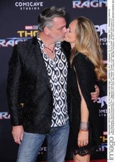 October 10, 2017 - Hollywood, CA, U.S. - 10 October 2017 - Hollywood, California - Ray Stevenson. World Premiere of Thor: Ragnarok held at The El Capitan Theater in Hollywood. Photo Credit: AdMedia Hollywood U.S. - ZUMAa123 20171010_zaa_a123_103 Copyright: xBirdiexThompsonx
