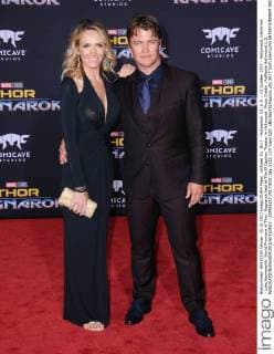 October 10, 2017 - Hollywood, CA, U.S. - 10 October 2017 - Hollywood, California - Luke Hemsworth. World Premiere of Thor: Ragnarok held at The El Capitan Theater in Hollywood. Photo Credit: AdMedia Hollywood U.S. - ZUMAa123 20171010_zaa_a123_124 Copyright: xBirdiexThompsonx