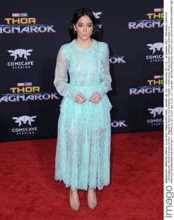 October 10, 2017 - Hollywood, CA, U.S. - 10 October 2017 - Hollywood, California - Chloe Bennett. World Premiere of Thor: Ragnarok held at The El Capitan Theater in Hollywood. Photo Credit: AdMedia Hollywood U.S. - ZUMAa123 20171010_zaa_a123_121 Copyright: xBirdiexThompsonx