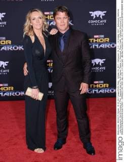 October 10, 2017 - Hollywood, CA, U.S. - 10 October 2017 - Hollywood, California - Luke Hemsworth. World Premiere of Thor: Ragnarok held at The El Capitan Theater in Hollywood. Photo Credit: AdMedia Hollywood U.S. - ZUMAa123 20171010_zaa_a123_113 Copyright: xBirdiexThompsonx