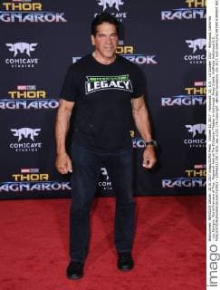 October 10, 2017 - Hollywood, CA, U.S. - 10 October 2017 - Hollywood, California - Lou Ferrigno. World Premiere of Thor: Ragnarok held at The El Capitan Theater in Hollywood. Photo Credit: AdMedia Hollywood U.S. - ZUMAa123 20171010_zaa_a123_176 Copyright: xBirdiexThompsonx