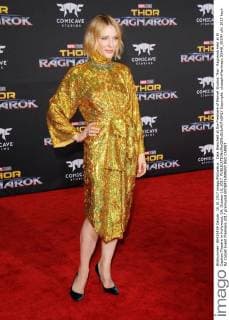 Cate Blanchett at the Premiere of Marvel Studios Thor: Ragnarok held at El Capitan Theatre in Hollywood, CA, October 10, 2017.  Copyright: xJosephxMartinezx 33448_003JM