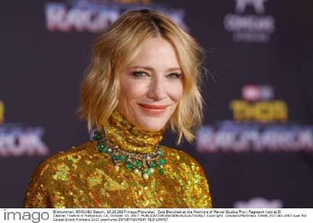 Cate Blanchett at the Premiere of Marvel Studios Thor: Ragnarok held at El Capitan Theatre in Hollywood, CA, October 10, 2017.  Copyright: xJosephxMartinezx 33448_017