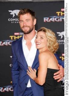 Chris Hemsworth, Elsa Pataky at the Premiere of Marvel Studios Thor: Ragnarok held at El Capitan Theatre in Hollywood, CA, October 10, 2017.  Copyright: xJosephxMartinezx 33448_061JM