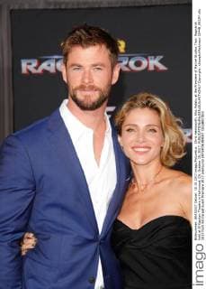 Chris Hemsworth, Elsa Pataky at the Premiere of Marvel Studios Thor: Ragnarok held at El Capitan Theatre in Hollywood, CA, October 10, 2017.  Copyright: xJosephxMartinezx 33448_063JM