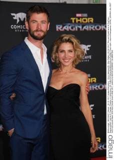 Chris Hemsworth, Elsa Pataky 10 10 2017 The world premiere of ÂgThor: RagnarokÂh held at El Capitan Theater in Hollywood, CA  Copyright: xIzumixHasegawax 33448_129HNW