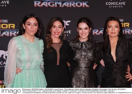 Chloe Bennet, Natalia Cordova-Buckley, Elizabeth Henstridge, Ming-Na Wen 10 10 2017 The world premiere of Thor: Ragnarok held at El Capitan Theater in Hollywood, CA  Copyright: xCronos IzumixHasegawax cronoshnw10102017111492
