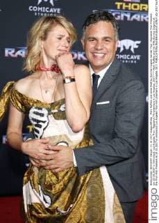 Mark Ruffalo and his Wife Sunrise Coigney at the Thor Film Premiere at 10 10 2017 in Hollywood Los Angeles Thor Film premiere in Los Angeles 2017