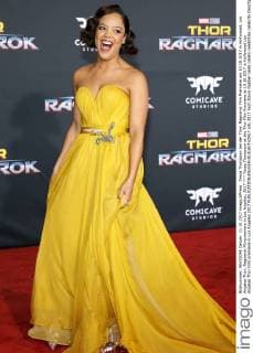 Tessa Thompson at the Thor Film Premiere at 10 10 2017 in Hollywood Los Angeles Thor Film premiere in Los Angeles 2017