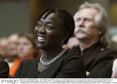 Auma Obama at the award Ceremony the International TÜV Rhineland Global Compact Award in Historical City Hall Cologne 10 10 2017 Foto:xJ.xKrickx xFuturexImage