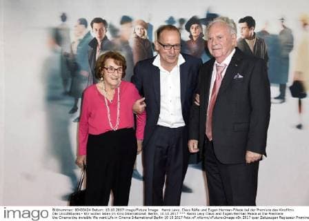 Hanni Levy Claus and Eugen Herman Peace at the Premiere the Cinema the invisible We want Life in Cinema International Berlin 10 10 2017 Foto:xF.xKernx xFuturexImage