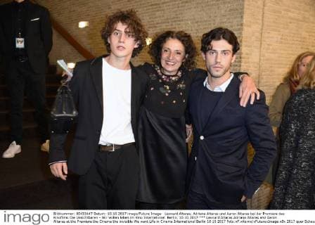 Leonard Altaras Adriana Altaras and Aaron Altaras at the Premiere the Cinema the invisible We want Life in Cinema International Berlin 10 10 2017 Foto:xF.xKernx xFuturexImage