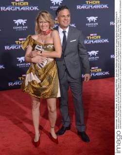 Actor Mark Ruffalo and his wife Sunrise Coigney attend the premiere of the sci-fi motion picture Thor: Ragnarok at the El Capitan Theatre in the Hollywood section of Los Angeles on October 10, 2017. Storyline: Thor is imprisoned on the other side of the universe and finds himself in a race against time to get back to Asgard to stop Ragnarok, the destruction of his homeworld and the end of Asgardian civilization, at the hands of an all-powerful new threat, the ruthless Hela.  LAP2017101053 JIMxRUYMEN