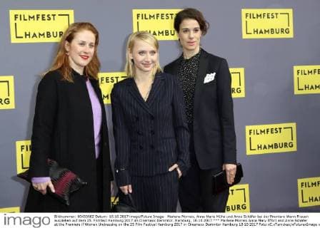 Marlene Morreis Anna Mary Effort and Anne Schäfer at the Premiere if Women Undressing on the 25 Film Festival Hamburg 2017 in Cinemaxx Dammtor Hamburg 10 10 2017 Foto:xC.xTamckex xFuturexImage