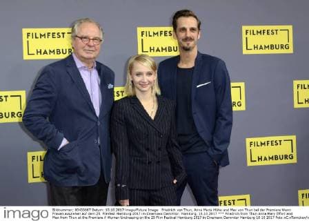 Friedrich from Thun Anna Mary Effort and Max from Thun at the Premiere if Women Undressing on the 25 Film Festival Hamburg 2017 in Cinemaxx Dammtor Hamburg 10 10 2017 Foto:xC.xTamckex xFuturexImage