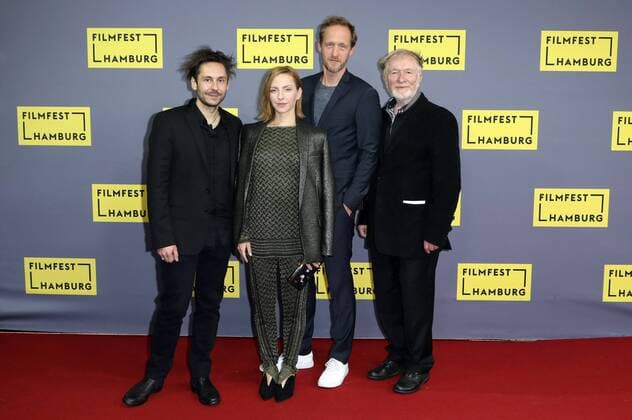 Damian Schipporeit Catherine Shaker Stephan Kampwirth and Hermann Beyer at the Premiere Tian the Secret the on the 25 Film Festival Hamburg 2017 in Cinemaxx Dammtor Hamburg 10 10 2017 Foto:xC.xTamckex xFuturexImage