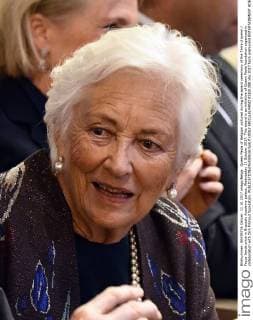 Queen Paola of Belgium pictured during the award ceremony of the Terre d avenir Focus Aarde prize in Brussels Academy palace, Wednesday 11 October 2017. This award is an initiative of Queen Paola foundation organised in collaboration with Dirk Frimout foundation.  ERICxLALMAND 05181388