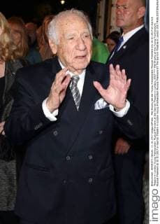 Mel Brooks at the Young Frankenstein Musical Premiere at 10 10 2017 in Garrick Theatre in London Young Frankenstein Musical Premiere AT The Garrick Theatre in London 2017