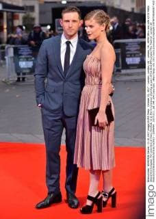October 11, 2017 - London, London, UK - London, UK. JAMIE BELL and wife KATE MARA attend the European film premiere of Stars DonÃ¢â‚¬â ¢t Die In Liverpool showing as part of the 51st BFI London Film Festival. London UK  - ZUMAl94_ 20171011_zaf_l94_004 Copyright: xRayxTangx