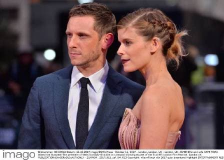October 11, 2017 - London, London, UK - London, UK. JAMIE BELl and wife KATE MARA attend the European film premiere of Stars DonÃ¢â‚¬â ¢t Die In Liverpool showing as part of the 51st BFI London Film Festival. London UK  - ZUMAl94_ 20171011_zaf_l94_013 Copyright: xRayxTangx