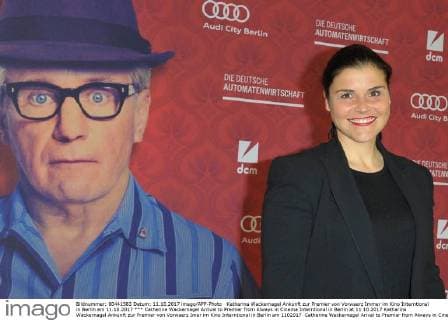 Catherine Wackernagel Arrival to Premier from Always in Cinema Interntional in Berlin at 11 10 2017
