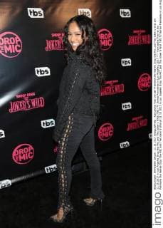 Karrueche Tran at the Premiere the Series Drop The MIC and The Joker S Wild at 11 10 2017 in Los Angeles Drop The MIC and The Joker S Wild TBS TV Series Premieres in Los Angeles 2017