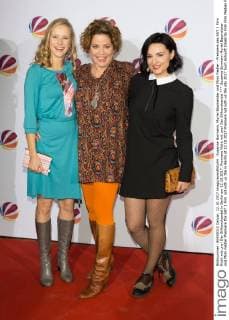 Susanne Bormann Muriel Baumeister and Mimi Fiedler Premiere the SAT 1 Film not with us the in Berlin at 12 10 2017 Premiere not with us the