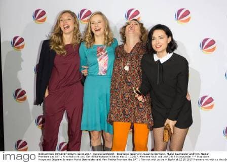 Stephanie Krogmann Susanne Bormann Muriel Baumeister and Mimi Fiedler Premiere the SAT 1 Film not with us the in Berlin at 12 10 2017 Premiere not with us the