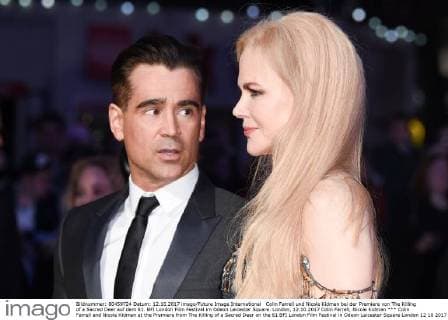 Colin Farrell and Nicole Kidman at the Premiere from The Killing of a Sacred Deer on the 61 BFI London Film Festival in Odeon Leicester Square London 12 10 2017 Colin Farrell Nicole Kidman  Foto:xS.xVasx xFuturexImage