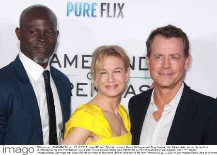 Djimon Hounsou Renee Zellweger and Greg Kinnear the Actor at the Same Child of different As ME Film Premiere at 12 10 2017 in Los Angeles Same Child of different As ME Film premiere in Los Angeles 2017