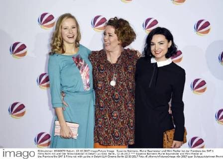 Susanne Bormann Muriel Baumeister and Mimi Fiedler at the Premiere the SAT 1 Films not with us the in Delphi LUX Cinema Berlin 12 10 2017 Foto:xF.xKernx xFuturexImage